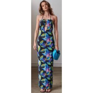 NWT Camila Coelho Maren Maxi Dress REVOLVE XL Tropical Floral Open Back Resort